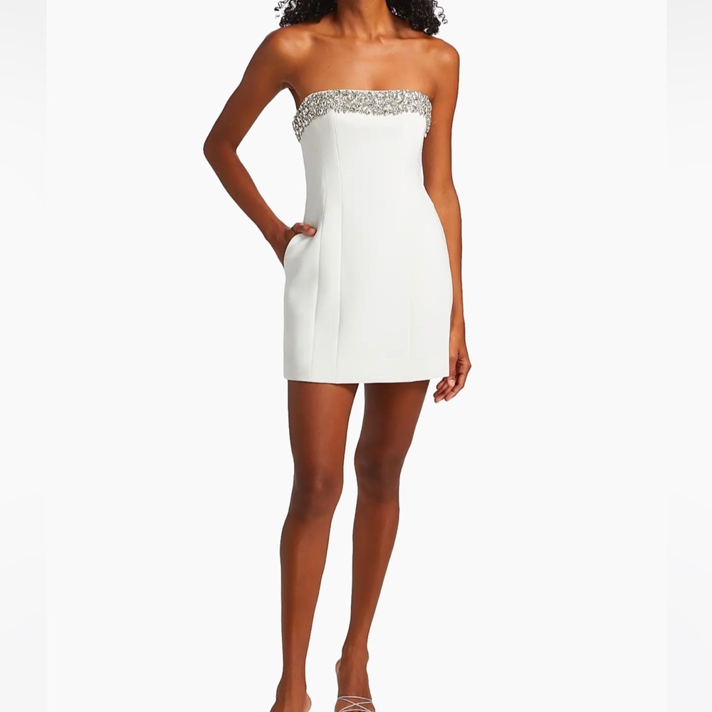 ALC Elsie Embellished Strapless Minidress